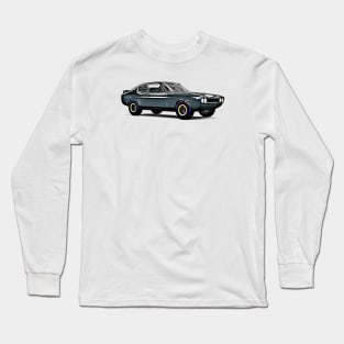 Ford Escort Custom Rally Cartoon Long Sleeve T-Shirt